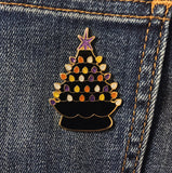 Ceramic Tree Lapel Pin